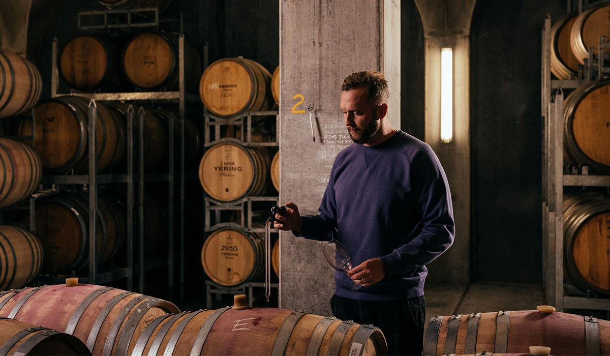 Yering Station winemaker Brendan Hawker